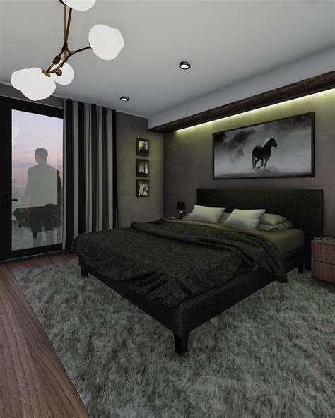 ideas para cuarto de hombre soltero|Dormitorio de soltero: 9 interiores para hombres de。